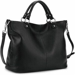 Women's Soft Leather Tote Bag, Top Satchel Purses and Handbags